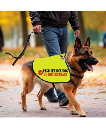 PTSD Service Dog Do Not Distract Dog Jacket Vest PTSD Service Dog Slogan Warning Vest PTSD Assistance Dog Alert Gift (PTSD Medium) PTSD M EU - Buy Online on SooperMarket.com