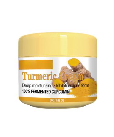 Turmeric Face Cream Skin Lightening Cream Face Moisturiser Anti Wrinkle Face Cream Dark Spot Cream Deep Hydrating Skin Brightening Radiant & Glowing Skin Repairing Face Care