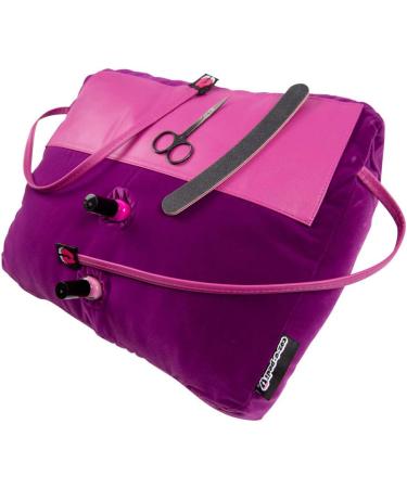 Manicure Cushion Pedicure Pillow Nail Arm Rest Foot Care Purple Velvet - Buy Online on SooperMarket.com