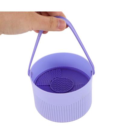 3-in-1 Makeup Brush Cleaner & Organizer | Silicone Cleaning Mat & Storage Bowl for Air Drying | International Shipping - Buy Online on SooperMarket.com