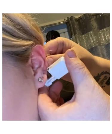 4 Pack SLVIEKAE Disposable Ear Piercing Gun Kit with Silver Studs (3mm) - Buy Online on SooperMarket.com