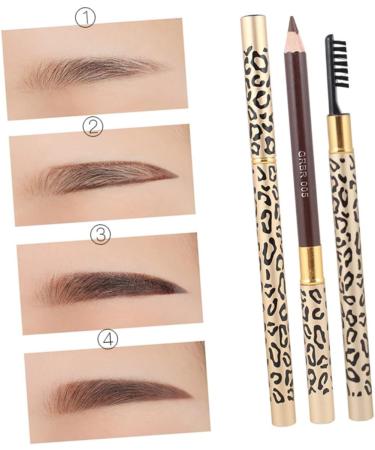 HAPINARY 6 Pcs Long Lasting Eyebrow Pencils Double Ended Eyebrow Pencil Brow Gel Brow Brush Uk Brown Wooden - Buy Online on SooperMarket.com