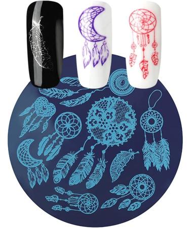 Encomy Nail Art Stamping Kit - DIY Manicure Tool with Clear Nail Stamp & Pressure Templates for Stunning Nail Designs - Buy Online on SooperMarket.com