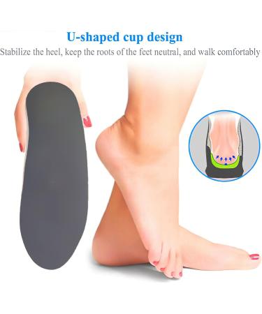 Plantar Fasciitis Relief Arch Support Insoles for Men and Women - Orthotic Shock Absorbing Comfort for Flat Feet & Heel Pain (Small EU 35-40) - Buy Online on SooperMarket.com