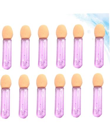 Baluue 100pcs Eyeshadow Brush Kit Beauty Sponge Women Eyeshadow Applicator Makeup Eye Sponge Violet 3.6X1.2 cm Violet - Buy Online on SooperMarket.com