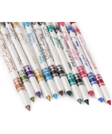 Jojomis 12 Pencil Pen Waterproof Eye-Liner for Eyes Makeup Beauty Comestic - Buy Online on SooperMarket.com