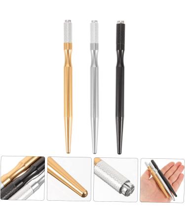 NOLITOY 3pcs Eyebrow Pencil Eyebrow Pen Eyebrow Accessory Compact Microblading Pen Bracket Make up - Buy Online on SooperMarket.com