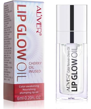 SBHEANGBA Moisturizing Lip Oil No-Sticky Lip Gloss Tinted Lip Balm Lip Care Long Lasting Clear Liquid Lipsticks Plump Lip Glow Oil For Dry Lip's Moisturizing Hydrating And Nourishing 06# Transparent - Buy Online on SooperMarket.com