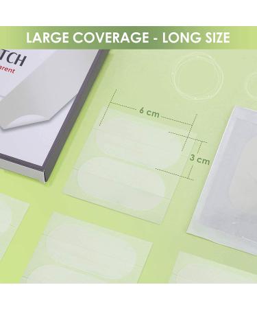 AUSLKA XL Blemish Acne Pimple Patches (44 Strips) - Hydrocolloid Spot Dots for Large Blemishes - Pimple Stickers for Larger Areas - Buy Online on SooperMarket.com
