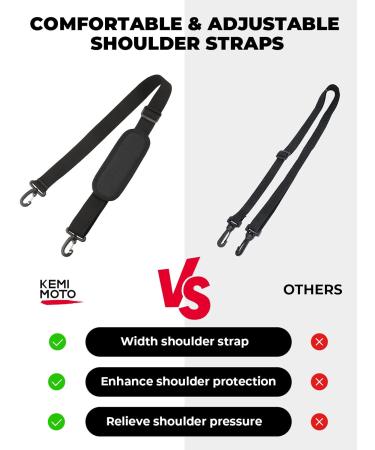 Buy Kemimoto 750ml/950ml/1.2L Water Bottle Holder - Adjustable Shoulder Strap Perfect for Hiking Camping & Fishing - Durable Black Bag - Buy Online on SooperMarket.com