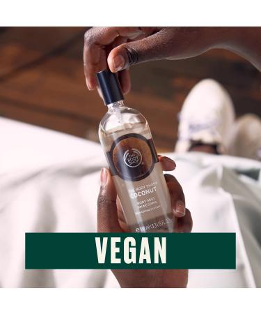 The Body Shop Coconut Body Mist Refreshes and Cools with a Tropical Scent Vegan 3.3 oz - Buy Online on SooperMarket.com