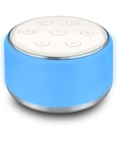 Portable White Noise Machine with Night Light for Sleeping Baby Kids - 34 Soothing Sounds, USB Rechargeable, Auto-Off Timer - Ideal Sleep Aid for Adults, Babies, and Travel - Buy Online on SooperMarket.com