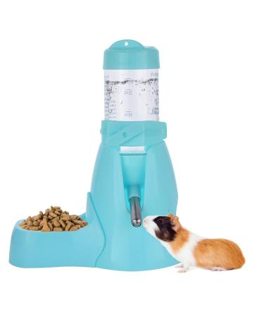 ShareWe Automatic Pet Water Dispenser Bottle for Hamsters Rats Guinea Ferrets Rabbits Small Animals (80ml Blue)
