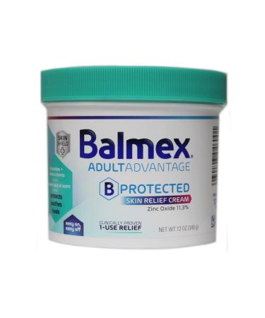Balmex Adult Care Rash Cream 11.3% Zinc Oxide 12 Ounce