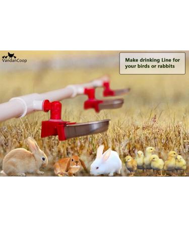VandanCoop 500ml Automatic Rabbit Water Bottle - Non Drip Hanging Water Feeder for Small Animals - Buy Online on SooperMarket.com