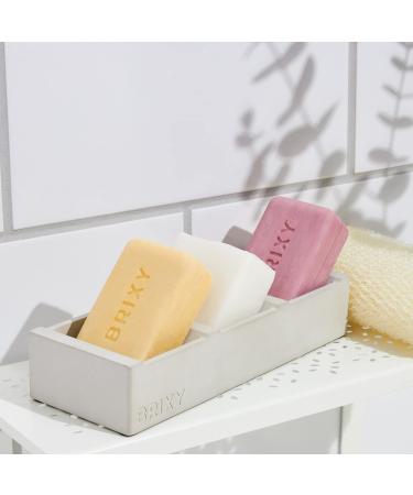 BRIXY Balancing Shampoo & Conditioner Bar Set | Moisturizing Body Wash Bar | Controls Oil Hydrates All Hair Types | pH Balanced Color Safe Vegan Citrus - Buy Online on SooperMarket.com
