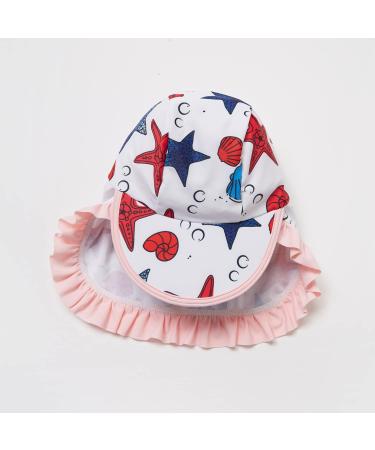 BONVERANO Baby Girls Swimsuit UPF 50+ Sun Protection 2-3 Years Pink Starfish - Buy Online on SooperMarket.com