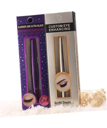 WOONEKY 2pcs Women Eyeliner Liquid Eyeliner Eye Liner Pencils Waterproof Eyeliner Pencil Purple - Buy Online on SooperMarket.com