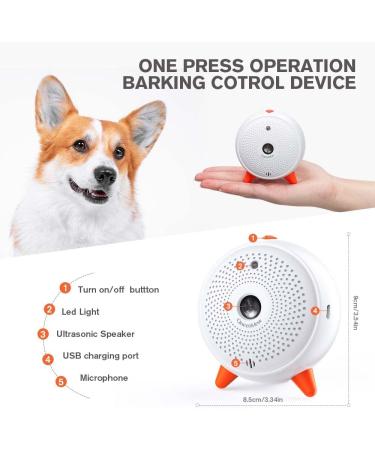 Anti Barking Device with 33FT Control Range Ultrasonic Dog Barking Deterrent Devices Automatic Stop Dog Barking Rechargeable & Waterproof Anti Bark Device Anti-Bark Tool for Large Small Dogs - Buy Online on SooperMarket.com