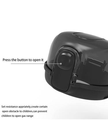 Haojie Children Gas Knob Protection Cover - Universal Design for Child Safety - 5 Pack - Buy Online on SooperMarket.com
