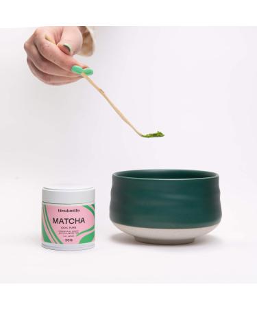 BLENDSMITHS | 100% Pure Ceremonial Grade Matcha Green Tea Powder | Sourced from Uji Kyoto | 30g Tin - 30 servings - Buy Online on SooperMarket.com