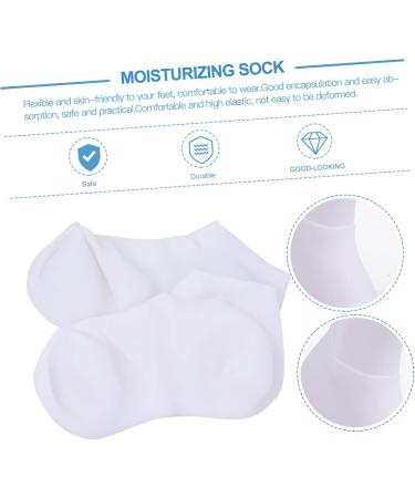 FOMIYES 2 Pairs Exfoliating Moisturizing Socks Sebs Women's Spa Nursing Cover - Buy Online on SooperMarket.com