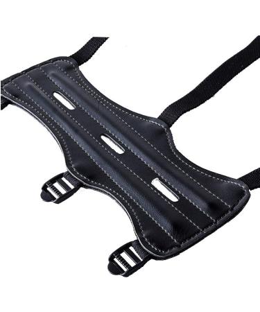 Nachvorn Leather Archery Arm Guard with Three Adjustable Straps - 8.6inch - Buy Online on SooperMarket.com