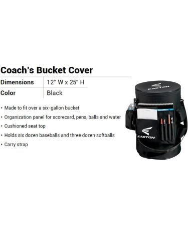 Easton Coaches Bucket Organizer - Slip Over Cover for Baseball/Softball - Buy Online on SooperMarket.com