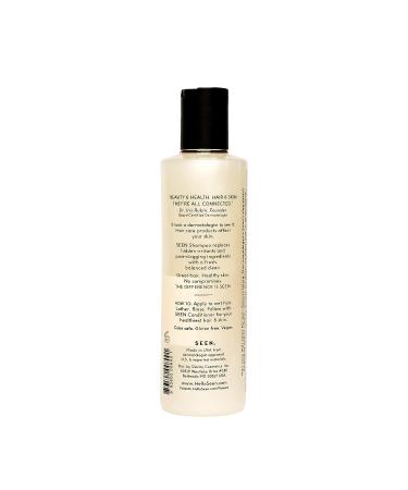SEEN Sulfate-Free Shampoo for Sensitive Skin - Non-Comedogenic Formula Developed by Dermatologists - Eczema & Acne Safe - 8.6 Fl. Oz - Buy Online on SooperMarket.com