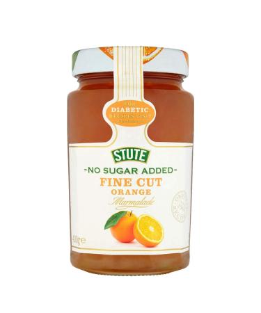 Stute No Sugar Added Fine Cut Orange Marmalade 430g