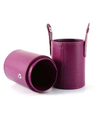 Zetiling Portable Travel Makeup Brush Holder Case - Lightweight PU Leather Compact & Easy to Carry for Makeup and Nail Brushes - Buy Online on SooperMarket.com