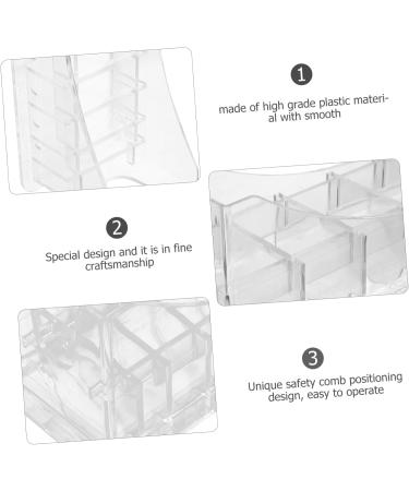 NOLITOY Hair Clipper Comb Box - Professional Hair Storage Organizer for Barbers & Stylists | Plastic Hair Accessories & Clippers Holder - Buy Online on SooperMarket.com