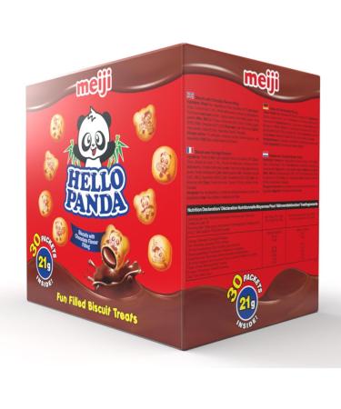 Hello Panda Chocolate Filled Biscuits - 1.26 KG (2 x 30 x 21g) Bite-Size Treats with Fun Panda Characters and Creamy Chocolate Filling - Boxed Treatz - Buy Online on SooperMarket.com