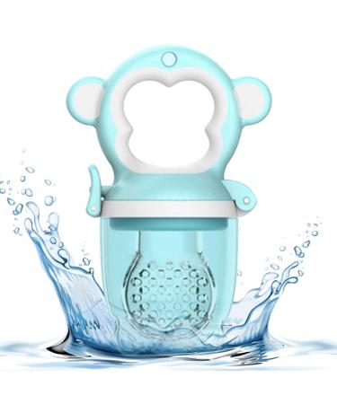 Baby Food Fruit Feeder - Portable Pacifier with Food-Safe Silicone Rings & Easy-Clean Handle | Tommee Tippee Schnuller - Blau - Buy Online on SooperMarket.com