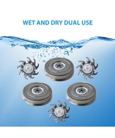 Men's Electric Shaver Replacement Head Blades for SweetLF SWS7105 - Compatible & Includes Cleaning Brush - Buy Online on SooperMarket.com