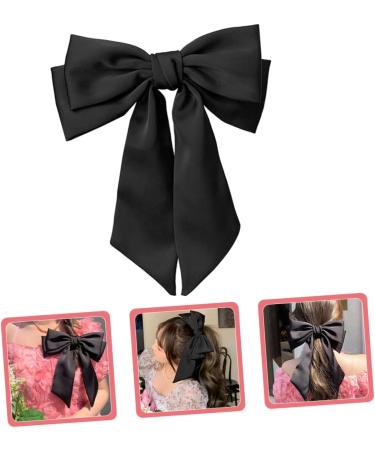 Gogogmee Bow Hairpin Ribbon for Hair Bow Hair Clips Hair Ribbon Bow Barrettes for Women Bows for Women Hair Ribbons for Women Barrettes for Thick Hair Women Hair Bows Ponytail Clip - Buy Online on SooperMarket.com
