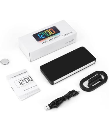 Ankilo Digital Alarm Clock for Deep Sleepers | RGB Color Changing Night Light & Charging Station | Bright LED Bedside Clock for Kids & Adults - Buy Online on SooperMarket.com