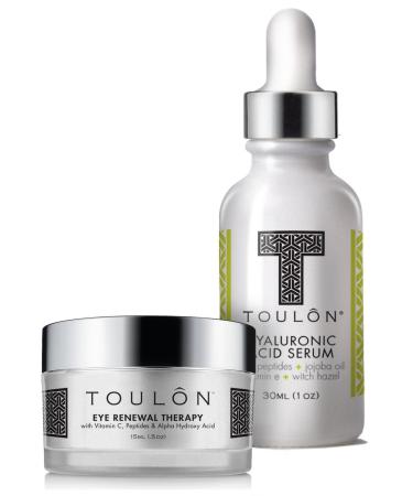 Shop Hyaluronic Acid Anti-Aging Skin Care Kit | Serum & Eye Cream for Dark Circles | Ideal Gift for Men & Women - Buy Online on SooperMarket.com