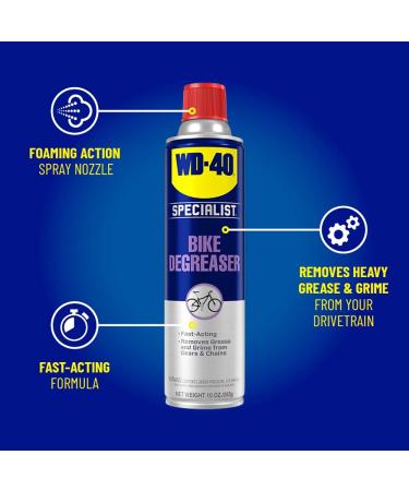 WD-40 Specialist Bike Degreaser 10 OZ - Powerful Cleaning Solution for Bicycles - Buy Online on SooperMarket.com