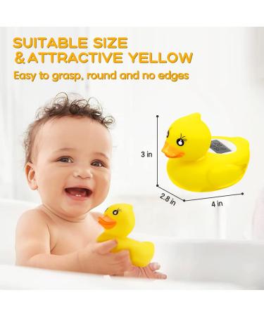 BabyElf Floating Duck Bath Thermometer - Safe Water & Room Temp for Infants + 2 Extra Toy Ducks - Buy Online on SooperMarket.com