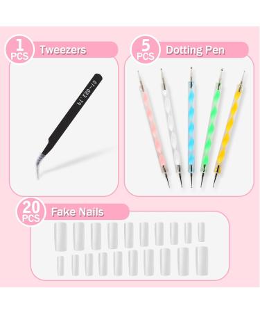 Naler Glitter Nail Art Sequins Iridescent Manicure Flake Colorful Nails Sequins Make Up DIY Nail Stickers Decorations for Women Girl 12 Boxes - Buy Online on SooperMarket.com