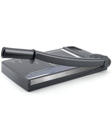 MROCO Paper Cutter 12" Cut Length Paper Trimmer, Guillotine Trimmer with 12 sheet Capacity Paper Cutting Board, Heavy Duty Guillotine Paper Cutters and Trimmers for Cardstock Paper Crafts Paper Slicer