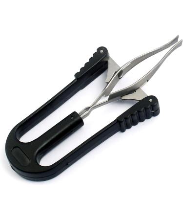 DDP Automatic Tweezer Slant Tip with Plastic Handle - Black - Buy Online on SooperMarket.com