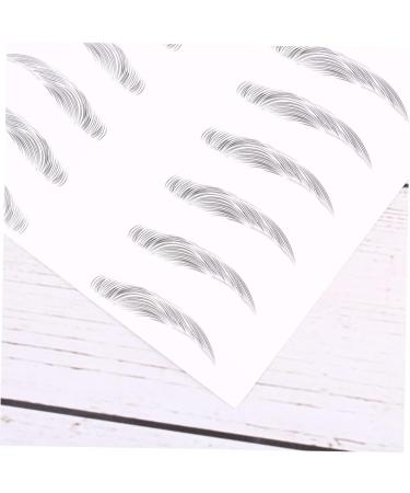 Mikinona 2 Pairs Waterproof Stickers Artificial Eyebrow Stickers Transfer Stickers Disposable 3d Template - Buy Online on SooperMarket.com