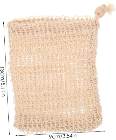 HAPINARY 10pcs Net Soap Foaming Soap Pouches Drawstring Soap Drawstring Sisal Ramie - Buy Online on SooperMarket.com