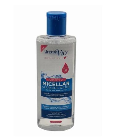 Derma V10 Pure Effect Micellar Cleansing Water - 200ml (3 Pack) | Best International Shipping - Buy Online on SooperMarket.com