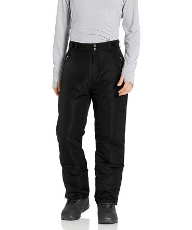 Arctic Quest Mens Water Resistant Insulated Ski Snow Pants Medium Classic Black (9054)