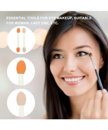 MUSISALY 100pcs Double Ended Eyeshadow Brush Eyeshadow Brush Sponge Double-sides Eye Brush Green Emulsion - Buy Online on SooperMarket.com