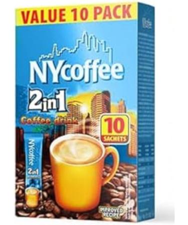 NYCoffee 3 in 1 sachets & NYCoffee 2 in 1|3 Flavours Instant Coffee- Salted Caramel White Coffee With Sugar & White Coffee Bundled with Temas Store Coffee Stirrers |30 Sachets| Add Hot Water & Stir - Buy Online on SooperMarket.com