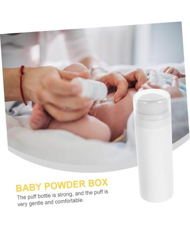 ibasenice Powder Puff Box Toiletry Travel Containers Powder Puffs for Face Powder Talcum Powder Holder Sponge White 14.8X4.8X4.8CM - Buy Online on SooperMarket.com